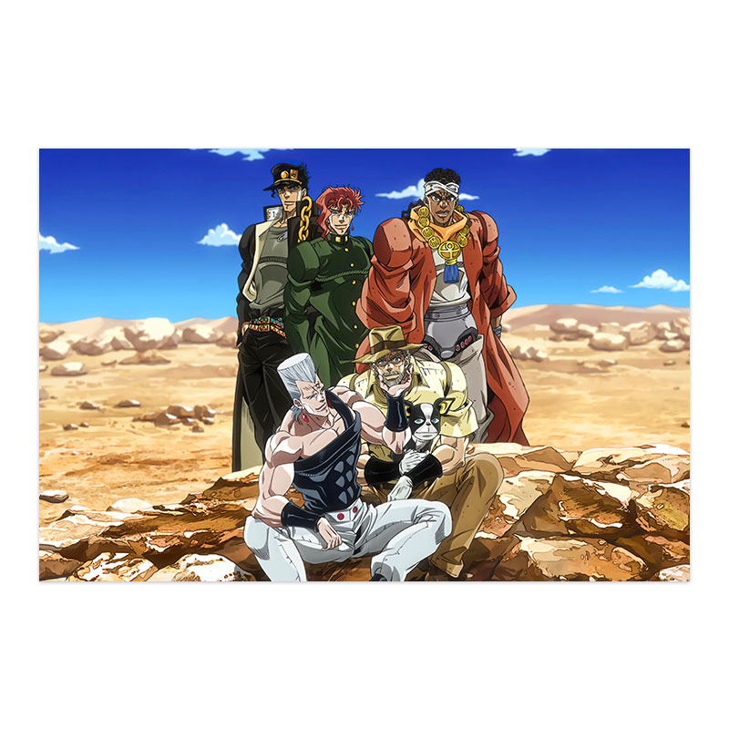 JOJO的奇妙冒险动漫海报周边空条承太郎吉良吉影二次元宿舍墙贴纸