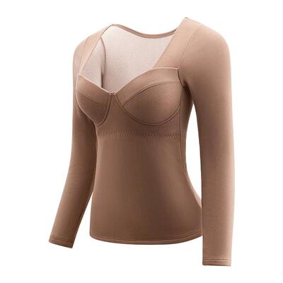 山羊绒德绒保暖打底衫