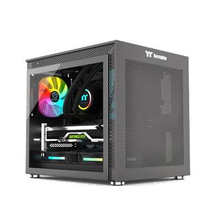 TT玲珑金牌全模SFX小电源钢影小钢炮钛灰/雪白桌面迷你mini小机箱