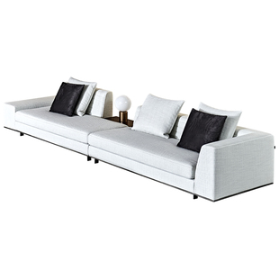 如恩ROGER罗杰沙发意式极简布艺沙发别墅大平层直排组合沙发CB142