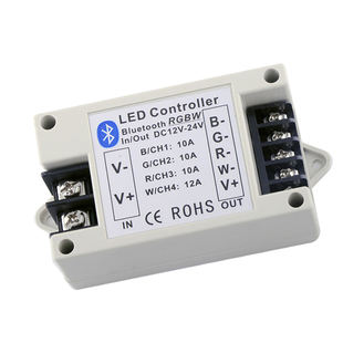 LED迷你七彩rgb蓝牙灯带控制器rgbw手机app音乐调光模块智能包邮