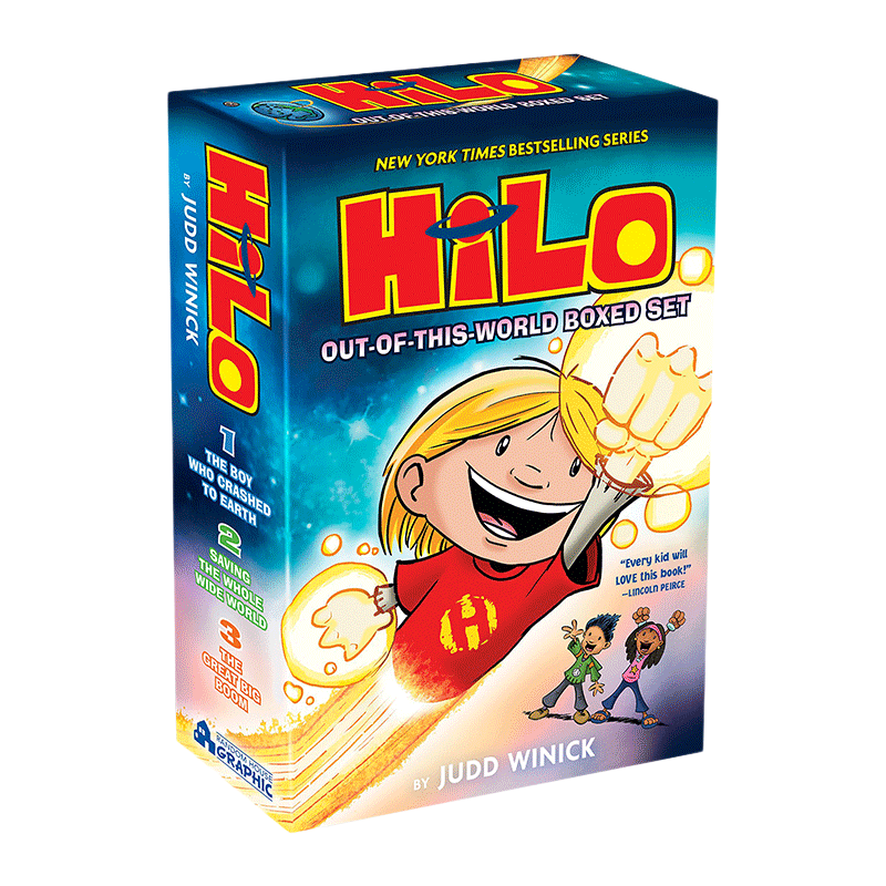 英文原版 Hilo 希罗系列3册盒装套装 成长与友谊 桥梁章节小说 英文版 进口英语原版书籍儿童全英语书