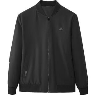 【三防科技】HLA/海澜之家轻商务行政夹克春秋季棒球领通勤外套男