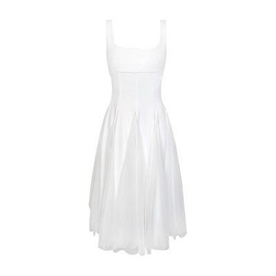 从一【圆舞】白色吊带连衣裙女网纱蓬蓬仙女高级感领证长裙时刻曲