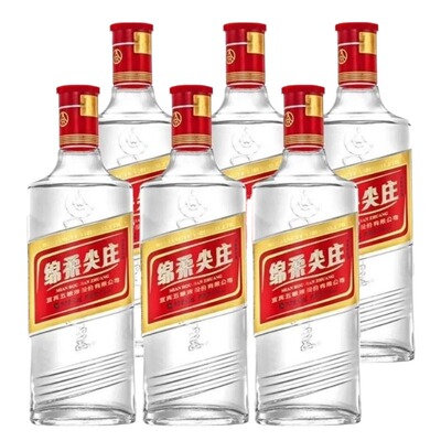 绵柔尖庄光瓶酒50度纯粮酿造500ml瓶尖庄浓香型白酒纯粮食酒口粮