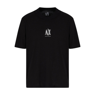 Armani/阿玛尼AX 男士休闲时尚圆领纯棉短袖T恤 XM000363 AF12308