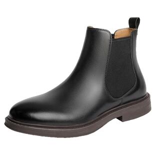 百丽男鞋加绒靴子男士冬季新款棉鞋工装靴切尔西靴马丁靴A1690DD4