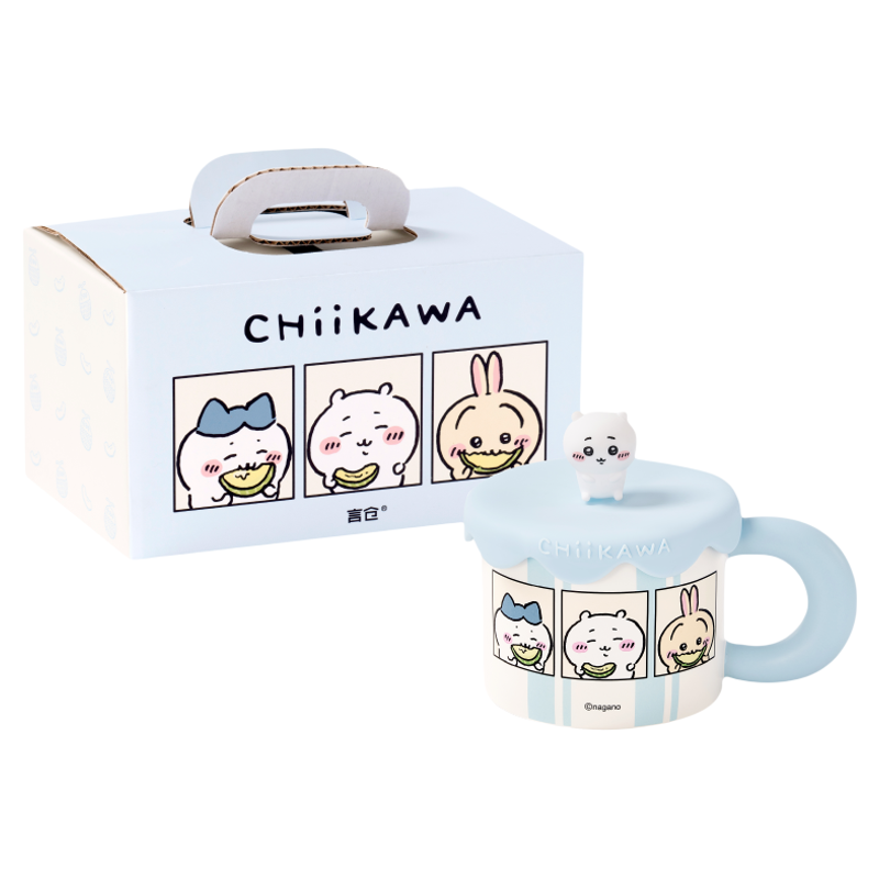 言仓吉伊卡哇CHIIKAWA陶瓷马克杯