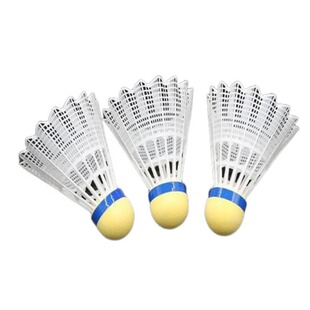 室外防风羽毛球专业不易烂塑料球尼龙正品耐打王训练比赛胶球