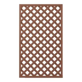 塑木栅栏花园围栏户外网格爬藤花架庭院篱笆隔断一楼小院围墙护栏