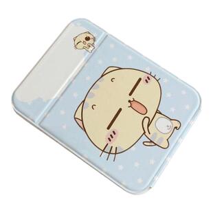 折叠镜家用桌面化妆镜子学生宿舍星星小猫立式随身镜小巧便携外出