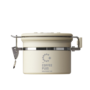 coffee plus咖啡豆专用密封罐高颜值咖啡粉储存罐单向排气保存罐