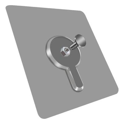 免打孔不锈钢挂钟钉无痕