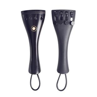 德因美小提琴拉弦板碳纤维乌木提琴拉线板全配尾绳配件1/2/3/4/8