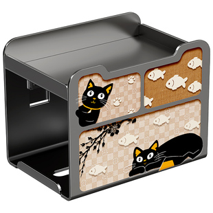 卫生间纸巾盒中古风厕所置物架免打孔洗手间卷纸架抽纸厕纸放置盒