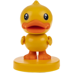 B.Duck小黄鸭汽车摇头公仔车载摆件套装车内饰品女可爱卡通bduck