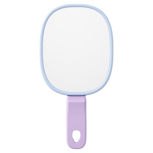 手持化妆镜可折叠学生宿舍桌面立式小镜子随身女便携带办公室台式