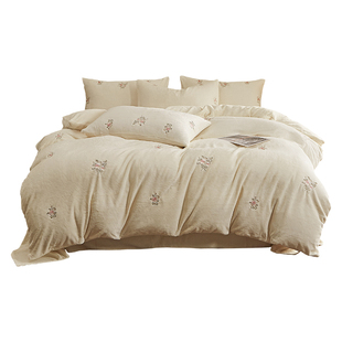 卡通儿童高端牛奶绒被套单件加厚珊瑚绒秋冬150x200x230单人被罩