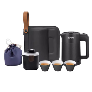 智博便携式烧水壶小迷小型旅行电热水壶办公室迷你随手泡茶壶户外