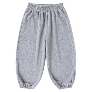 嘟嘟家儿童裤子春装女童休闲裤宽松灯笼裤新款宝宝运动裤春秋长裤