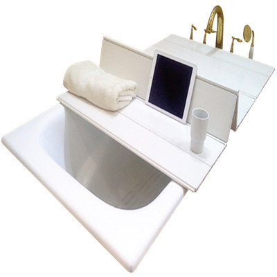 浴缸保温盖双人泡澡多功能置物架