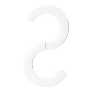 折叠挂钩s形卡扣钩可折叠S勾挂衣挂包S钩衣柜收纳圆杆O型小吊钩子