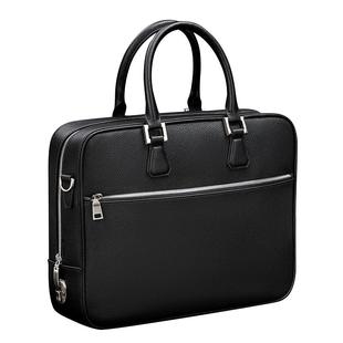 GIONAR真皮公文包电脑包会议公事包通勤头层牛皮男士商务包手提包