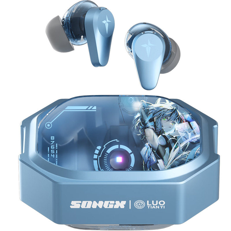 SONGX洛天依联名运动无线耳机多重降噪长续航2025新款HIFI音质