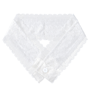 汉服交领蕾丝装饰假领新中式义领护颈单独假领子花边柔软