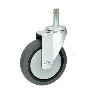 餐车轮子万向4寸酒店餐厅塑料三层推车不锈钢方管收集推车静音轮