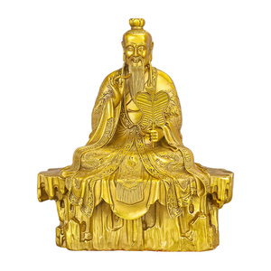 黄铜太上老君三清供奉神像大号