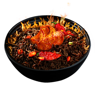 鬼椒面魔鬼拌面30袋装断魂方便面泡面火鸡面超辣变态桶装特辣