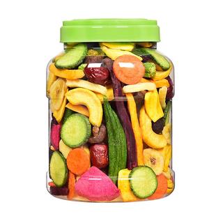 综合果蔬脆片500g果蔬混合装水果干儿童零食草莓脆蔬果冻干蔬菜干