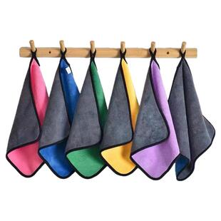 抹布厨房擦手毛巾挂式吸水不掉毛洗碗布抹布擦桌钓鱼保洁餐饮擦车