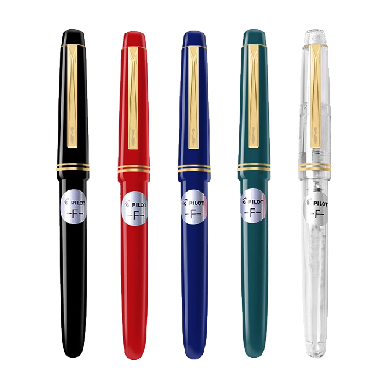 日本PILOT/百乐78G+钢笔铱金笔尖两用式上墨设计经典复古钢笔