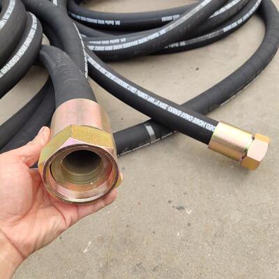 地铁盾构机喷浆管80100砂浆泵抽浆管89114管卡箍泵卡槽胶管软管