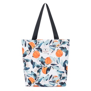 Forever cultivate印花单肩背包2025新款百搭大学生上课包托特包