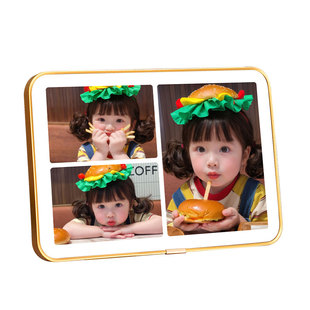 三宫格相框写真照片定制摆台洗宝宝结婚全家福照片打印订制作相册