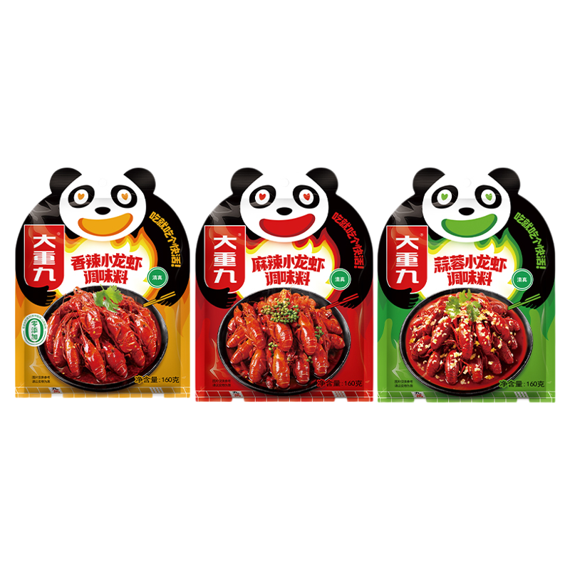 大重九麻辣香辣蒜蓉小龙虾调味料160g