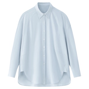 MissWiss防晒衣女宽松百搭开衫外套薄款防紫外线透气轻肤防晒衬衫