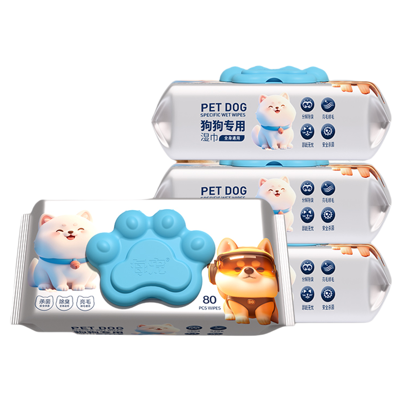 狗狗专用湿巾杀菌除臭