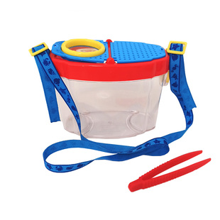 儿童户外小玩具昆虫观察收纳盒放大镜科学小孩踏青收集捕虫器套装