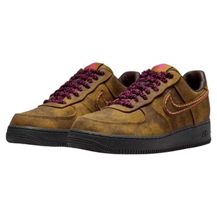 耐克 Nike 空军一号板鞋Air Force 1 '07 QS '男女棕黄运动休闲鞋