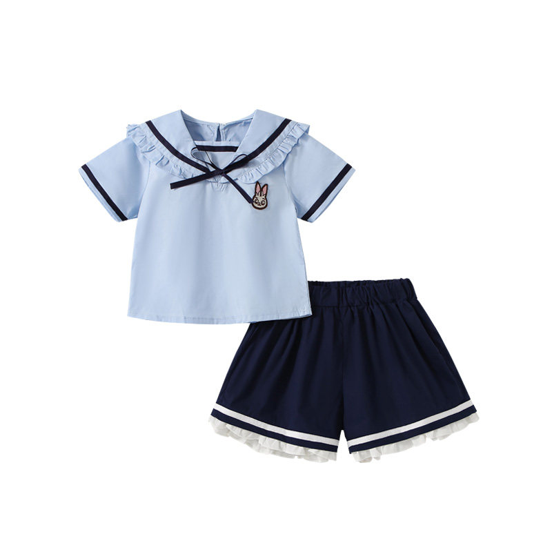 Hi！Fish女童套装兔子警官衣服