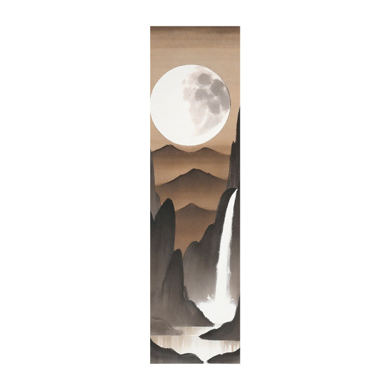 山水书签国风水墨画古风纸质卡片
