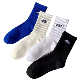 春秋款诸暨袜子男中筒白色长筒男士球袜篮球袜运动男袜吸汗韩系袜