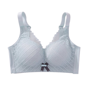 无痕文胸内衣女聚拢小胸上托收副乳无钢圈防下垂中厚款女胸罩新款