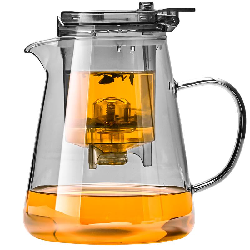 捷安玺茶壶泡茶家用茶水分离懒人冲滤玻璃耐高温飘逸杯茶具泡茶壶