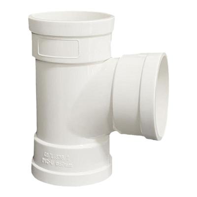 pvc三通接头110异径快速下水管