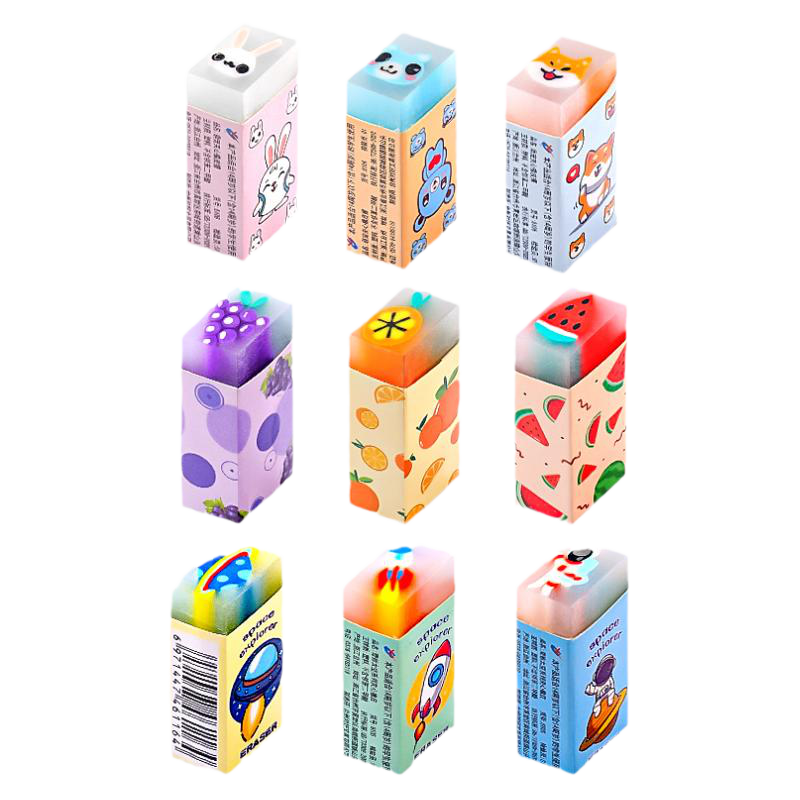 水果橡皮擦小学生专用一年级无屑干净幼儿园像皮象皮不留痕像笔擦字成线儿童铅笔橡皮檫无毒创意卡通可爱